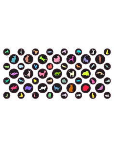 Stickers de Gato para Webcam StickerTalk - 53 Puntos Coloridos