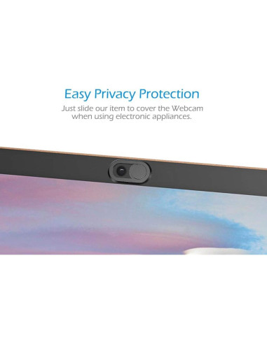 Cubierta de Webcam CloudValley CV2 - Protección Privacidad Negra