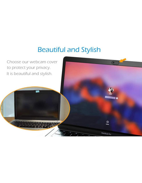 Cubierta de Webcam CloudValley CV2 - Protección Privacidad Negra