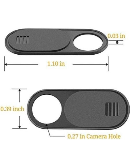 Cubierta de Webcam LUC Ultra Delgada - Paquete de 6 Unidades