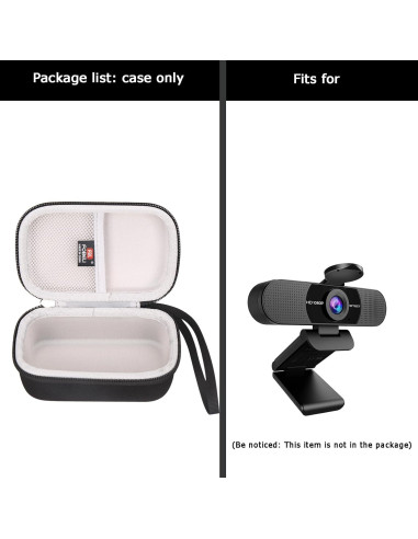 Funda Dura EVA FBLFOBELI para Cámara Web eMeet C960 y Logitech