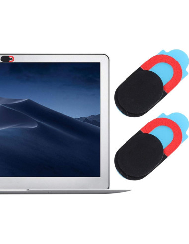 Cubierta de Webcam Uonlytech 6PCS Negro para Privacidad