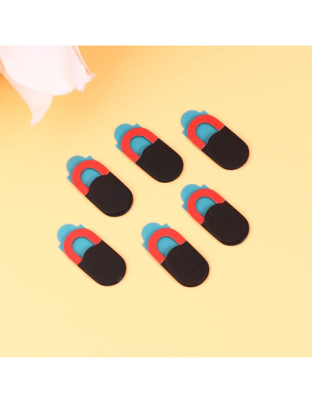Cubierta de Webcam Uonlytech 6PCS Negro para Privacidad