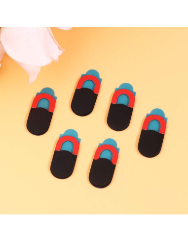 Cubierta de Webcam Uonlytech 6PCS Negro para Privacidad