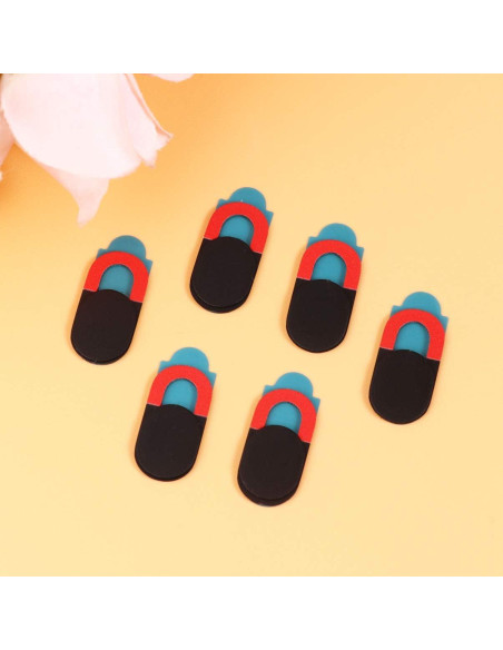 Cubierta de Webcam Uonlytech 6PCS Negro para Privacidad