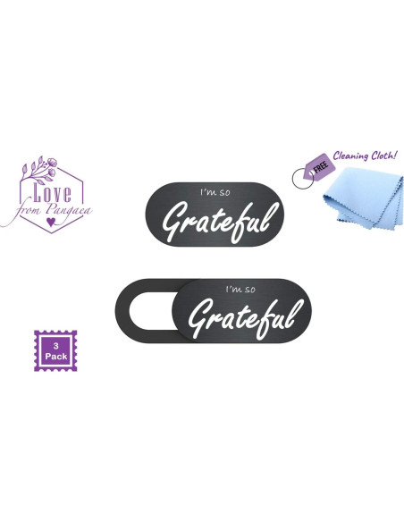 Cubierta de Webcam LoveFromPangaea - 3 Piezas, Protección Privacidad