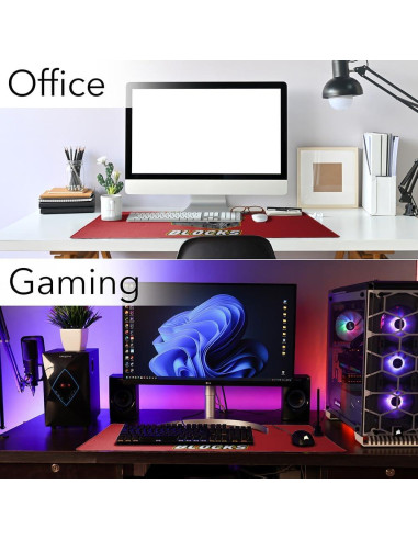 Alfombrilla de Ratón Grande GRÁFICOS Y MÁS 80x40 cm Antideslizante