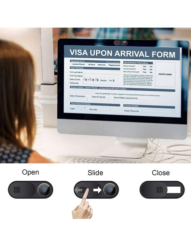 Cubierta deslizante para cámara Natipo 3-Pack ultra delgada