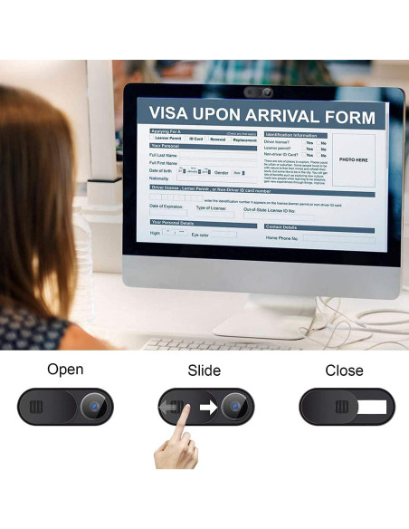 Cubierta deslizante para cámara Natipo 3-Pack ultra delgada