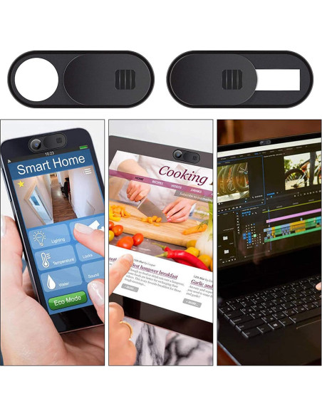 Cubierta deslizante para cámara Natipo 3-Pack ultra delgada