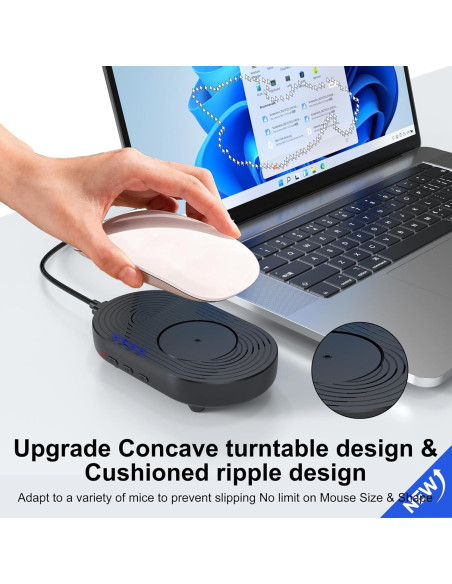 Mouse Jiggler Indetectable VoroDcip con Temporizador y Diseño Silencioso