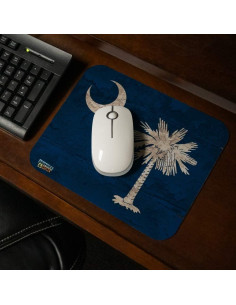 Alfombrilla de Ratón Rústica Bandera Carolina del Sur Graphics & More 2