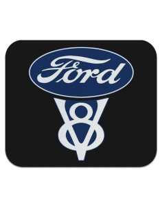 Mouse Pad Bajo Perfil Ford V8 Logo - Graphics & More 23.6x19.8cm
