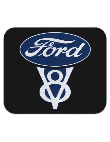 Mouse Pad Bajo Perfil Ford V8 Logo - Graphics & More 23.6x19.8cm