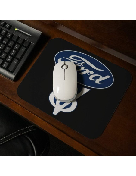 Mouse Pad Bajo Perfil Ford V8 Logo - Graphics & More 23.6x19.8cm