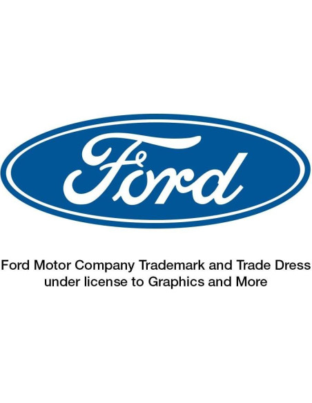 Mouse Pad Bajo Perfil Ford V8 Logo - Graphics & More 23.6x19.8cm