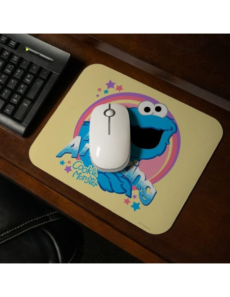 Mouse Pad Plaza Sésamo Monstruo de las Galletas 23.6x19.8cm