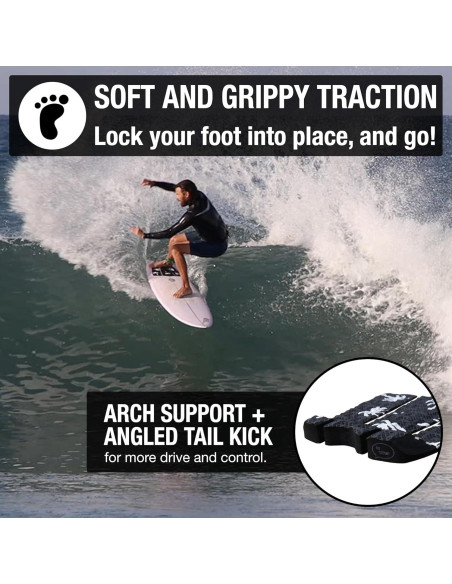 Almohadilla de Tracción Ho Stevie! para Tabla de Surf 3 Piezas