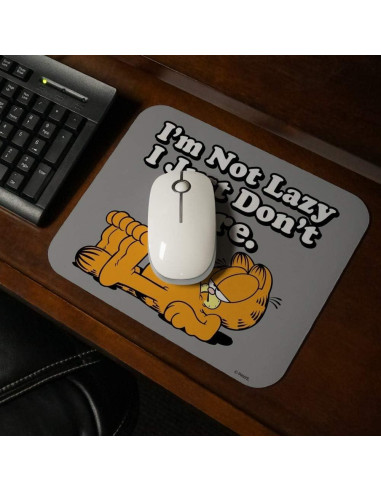 Alfombrilla de Ratón Garfield No Soy Perezoso 23.6x19.8cm