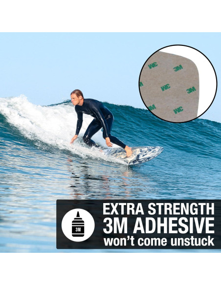 Almohadilla de Tracción Ho Stevie! para Tabla de Surf 3 Piezas