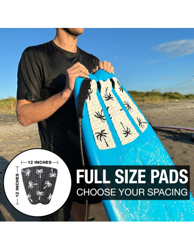 Almohadilla de Tracción Ho Stevie! para Tabla de Surf 3 Piezas