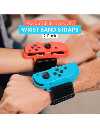 Correas de Muñeca TalkWorks para Nintendo Switch - Ajustables