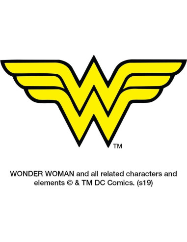 Alfombrilla de Ratón Wonder Woman Multicolor 23.6x19.8cm