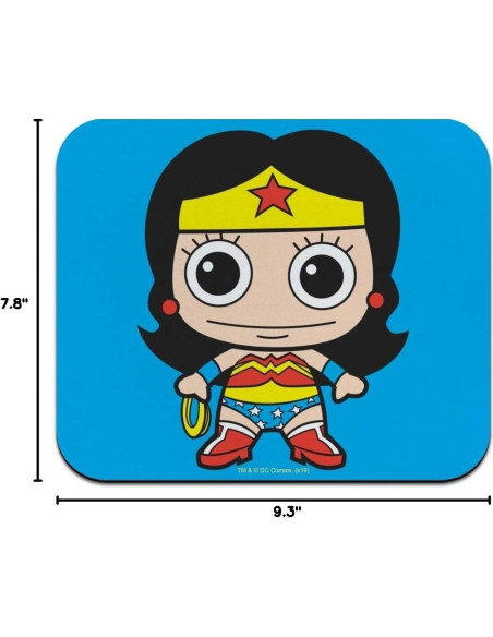Alfombrilla de Ratón Wonder Woman Multicolor 23.6x19.8cm