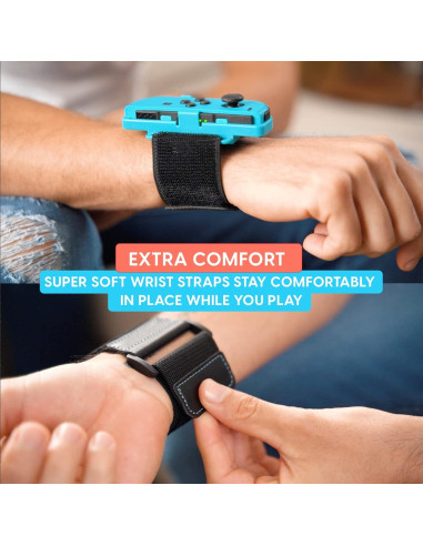 Correas de Muñeca TalkWorks para Nintendo Switch - Ajustables