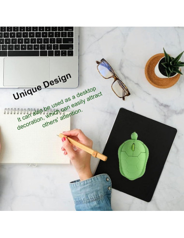 Ratón Inalámbrico Ergonómico Tortuga XINGBAOKEJI 1600 DPI Verde