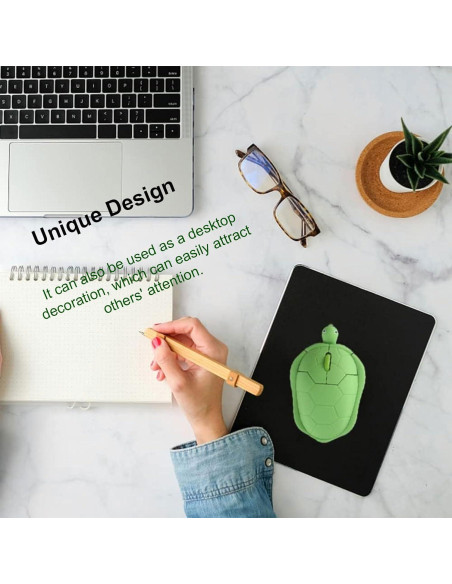 Ratón Inalámbrico Ergonómico Tortuga XINGBAOKEJI 1600 DPI Verde