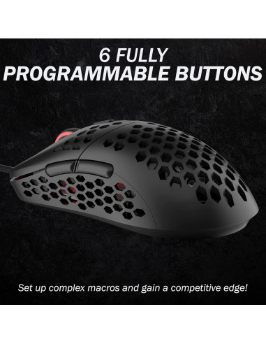 Ratón Gaming HK Gaming Mira M RGB Ultra Ligero 63g