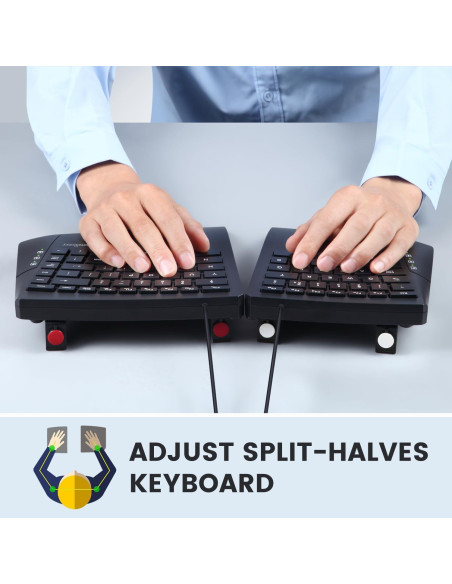 Teclado Ergonómico Perixx PERIBOARD-524B con Cable - Negro Teclado Ergonómico Perixx PERIBOARD-524B con Cable - Negro