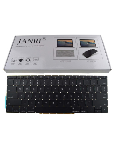 Teclado Reemplazo US JANRI para MacBook Pro 13 A1708 2016-2017