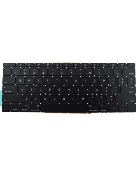 Teclado Reemplazo US JANRI para MacBook Pro 13 A1708 2016-2017