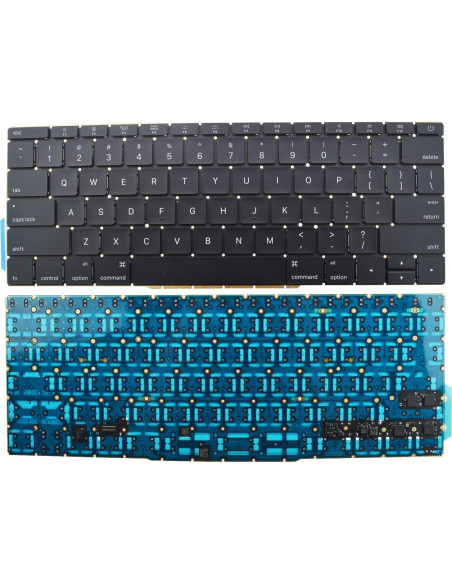 Teclado Reemplazo US JANRI para MacBook Pro 13 A1708 2016-2017