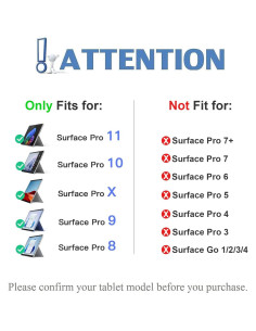 Teclado Cubierta Microsoft Surface Pro 13" Bluetooth 5.3 Gris 2