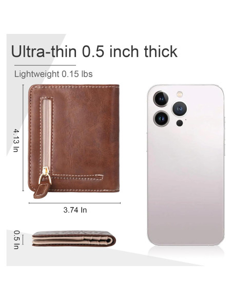 Cartera APHISON Girasol RFID de Cuero para Mujeres