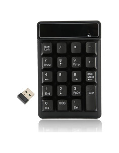 Teclado Numérico Inalámbrico Dpofirs 2.4 GHz Portátil 19 Teclas