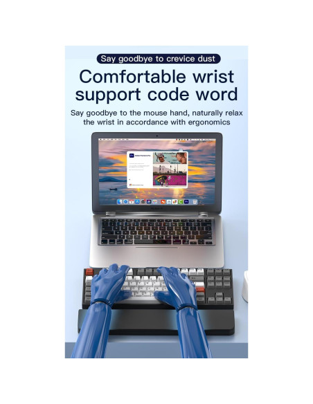 Reposamuñecas Ergonómico Ryaacphi Q22 con Kit de Limpieza 22 en 1 Reposamuñecas Ergonómico Ryaacphi Q22 con Kit de Limpieza 22 en 1