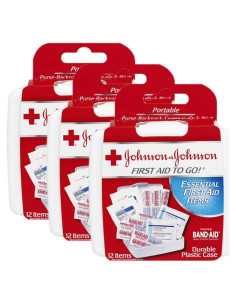 Kit de Primeros Auxilios Johnson & Johnson 12 Piezas Compacto
