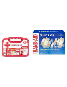 Kit de Primeros Auxilios Johnson & Johnson 160 piezas + Vendajes 280 ct