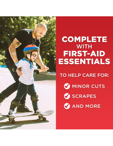 Kit de Primeros Auxilios Johnson & Johnson 160 piezas + Vendajes 280 ct