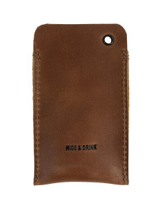 Funda de bolsillo EDC Hide & Drink en cuero de grano completo 2