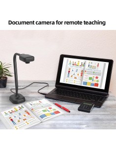 Cámara de Documentos Gawervan KB200 USB 1080P con Micrófono 2