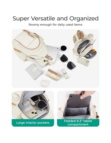 BAGSMART Bolsa Cruzada Antirrobo para Hombres y Mujeres