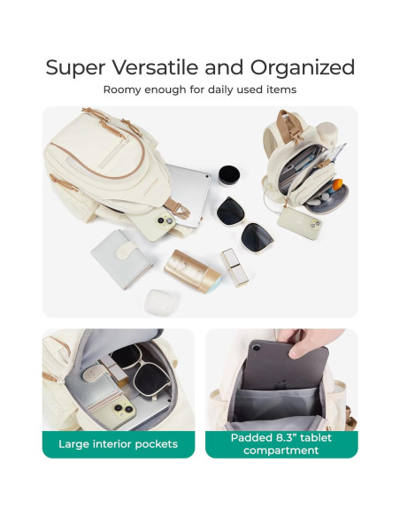 BAGSMART Bolsa Cruzada Antirrobo para Hombres y Mujeres