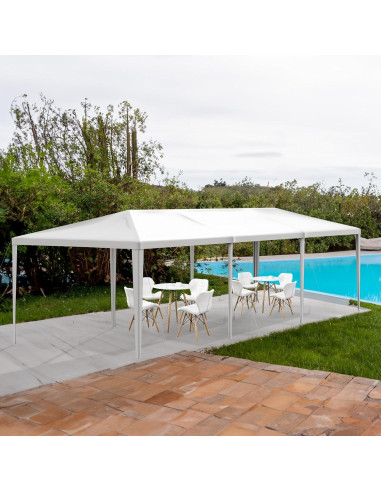 Carpa Blanca 10x9m Susici Impermeable para Eventos y Fiestas