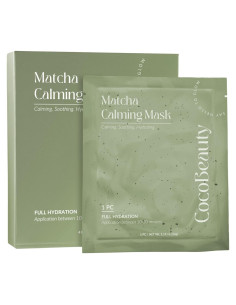 Mascarilla Peel Off Matcha CocoBeauty - Hidratante y Calmante 4 Unidades