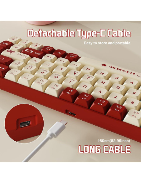 Combo Teclado Mecánico AJAZZ AK680 y Ratón RGB PBT 60%